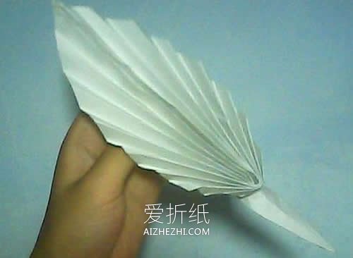 怎么折纸鹅毛笔图解 儿童手工鸡毛笔的折法- www.aizhezhi.com