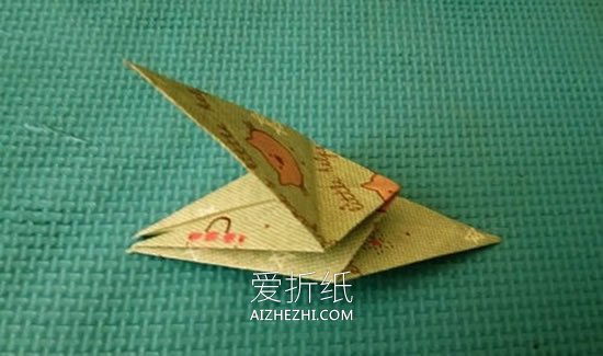 怎么折纸经典千纸鹤 手工立体纸鹤的折法过程- www.aizhezhi.com