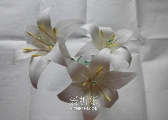 怎么折纸铁炮百合图解 百合花的折法详细步骤- www.aizhezhi.com