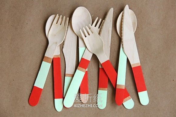 怎么改造餐具的方法 简单手工餐具DIY图片- www.aizhezhi.com