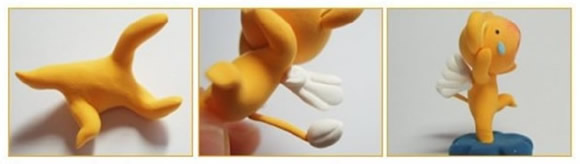 怎么做粘土老鼠的方法 带翅膀老鼠粘土制作- www.aizhezhi.com
