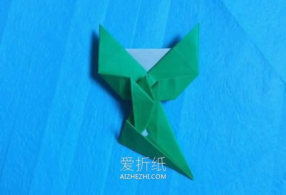 怎么折纸格子猫图解 手工卡通猫符号的折法- www.aizhezhi.com