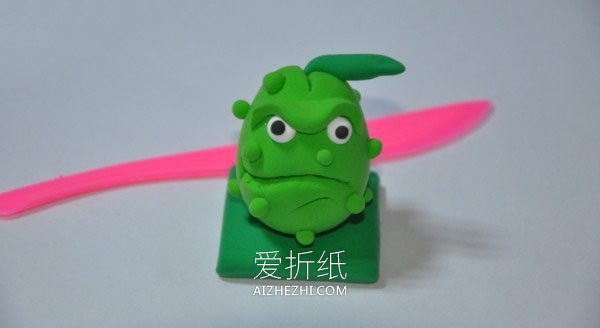 怎么做植物大战僵尸里窝瓜僵尸的方法图解- www.aizhezhi.com