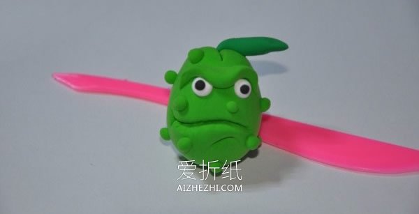 怎么做植物大战僵尸里窝瓜僵尸的方法图解- www.aizhezhi.com