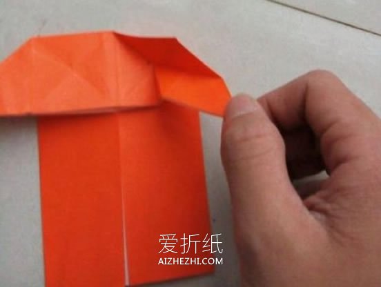 怎么折纸立体的兔子 复活节兔子手工折法图解- www.aizhezhi.com