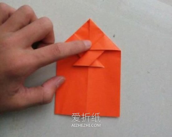 怎么折纸立体的兔子 复活节兔子手工折法图解- www.aizhezhi.com