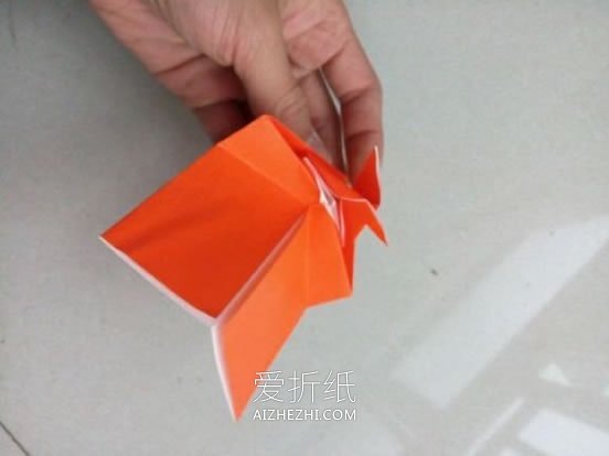 怎么折纸立体的兔子 复活节兔子手工折法图解- www.aizhezhi.com