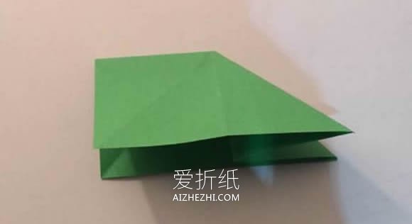 怎么折纸上下两层桃心 手工简单桃心的折法- www.aizhezhi.com