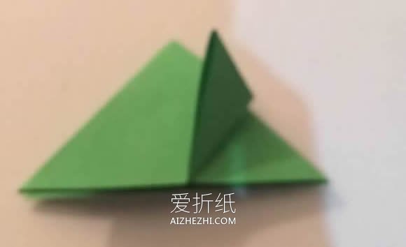 怎么折纸上下两层桃心 手工简单桃心的折法- www.aizhezhi.com