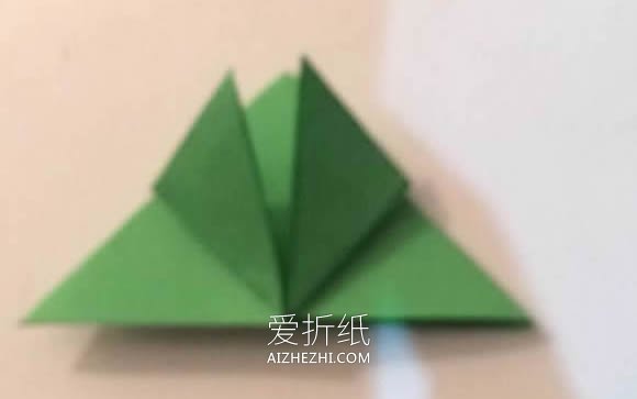 怎么折纸上下两层桃心 手工简单桃心的折法- www.aizhezhi.com