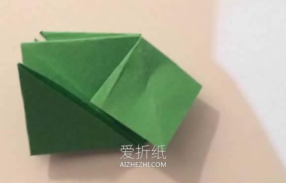 怎么折纸上下两层桃心 手工简单桃心的折法- www.aizhezhi.com