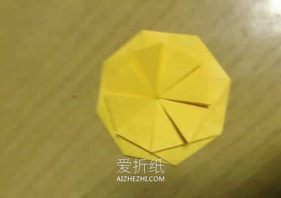 怎么简单折纸向日葵图解 儿童手工太阳花折法- www.aizhezhi.com