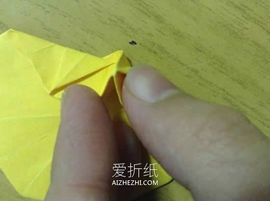 怎么简单折纸向日葵图解 儿童手工太阳花折法- www.aizhezhi.com