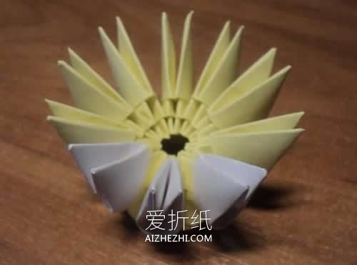 怎么折纸三角插鸭子图解 三角插手工制作鸭子- www.aizhezhi.com