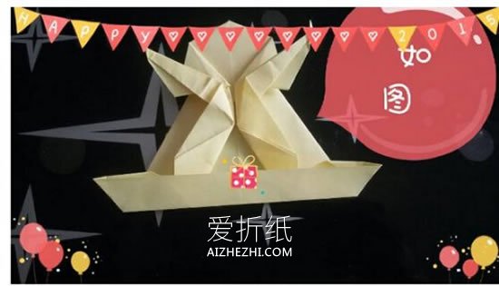 怎么折纸逼真的青蛙图解 手工青蛙的折法步骤- www.aizhezhi.com