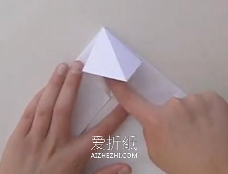 怎么折纸扁平玫瑰花步骤 手工组合式玫瑰折法- www.aizhezhi.com