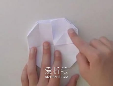 怎么折纸扁平玫瑰花步骤 手工组合式玫瑰折法- www.aizhezhi.com