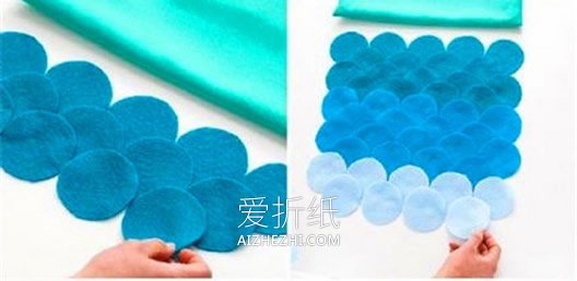 怎么做渐变色靠枕图解 零基础制作漂亮靠枕教程- www.aizhezhi.com