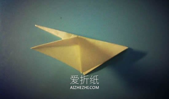 怎么折纸蜂鸟的步骤图 手工蜂鸟的折法过程- www.aizhezhi.com