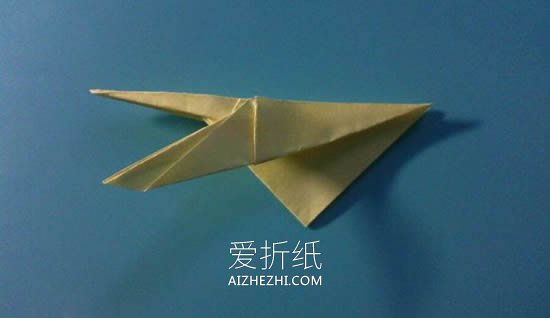 怎么折纸蜂鸟的步骤图 手工蜂鸟的折法过程- www.aizhezhi.com