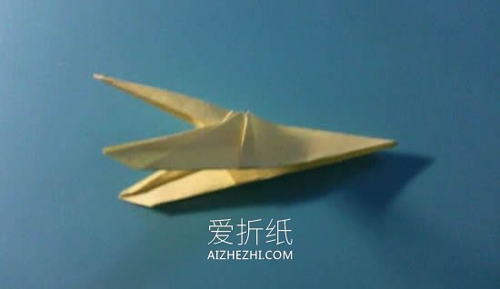 怎么折纸蜂鸟的步骤图 手工蜂鸟的折法过程- www.aizhezhi.com