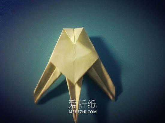 怎么折纸蜂鸟的步骤图 手工蜂鸟的折法过程- www.aizhezhi.com