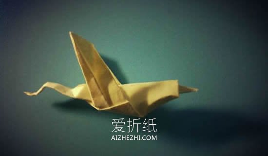 怎么折纸蜂鸟的步骤图 手工蜂鸟的折法过程- www.aizhezhi.com