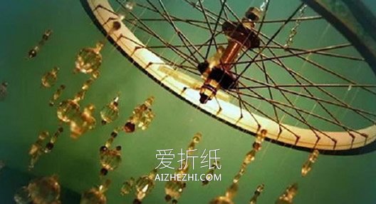 怎么改造利用旧自行车 不要自行车创意手工DIY- www.aizhezhi.com