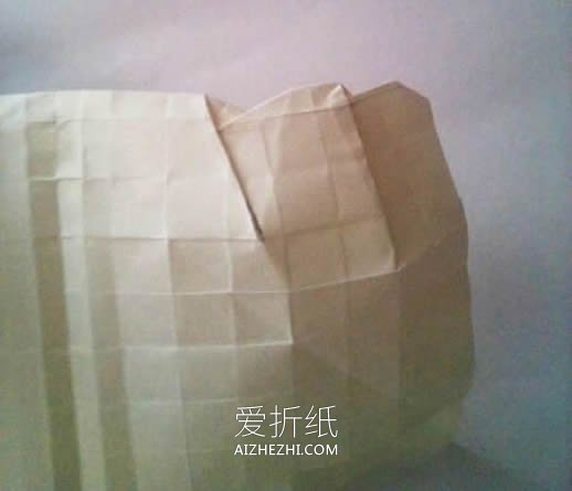 怎么折纸玫瑰花教程 像酒杯玫瑰纸花手工折法- www.aizhezhi.com