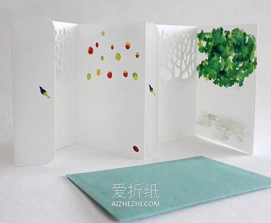 一组精致的手工贺卡图片 简洁又大气！- www.aizhezhi.com