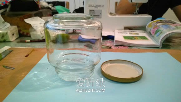 怎么做衍纸装饰摆件 衍纸制作小女孩的后花园- www.aizhezhi.com