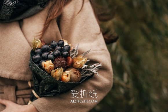 怎么做创意手捧花图片 蔬果制作手捧花的作品- www.aizhezhi.com