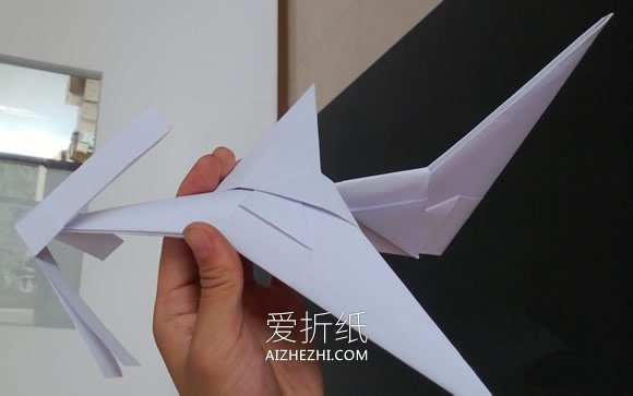 怎么折纸带螺旋桨飞机 手工组合式飞机的折法- www.aizhezhi.com