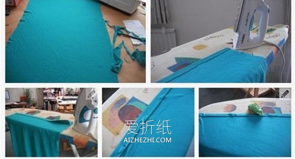 怎么做厨房围裙的方法 旧T恤手工改造制作围裙- www.aizhezhi.com