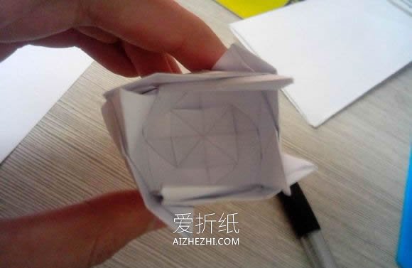 怎么折纸八瓣川崎玫瑰 手工八花瓣玫瑰花折法- www.aizhezhi.com