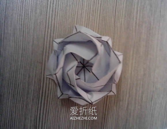 怎么折纸八瓣川崎玫瑰 手工八花瓣玫瑰花折法- www.aizhezhi.com