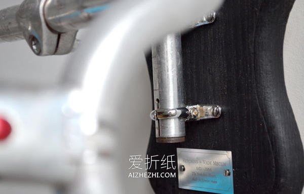 怎么改造利用旧自行车 把自行车把手做成墙饰- www.aizhezhi.com