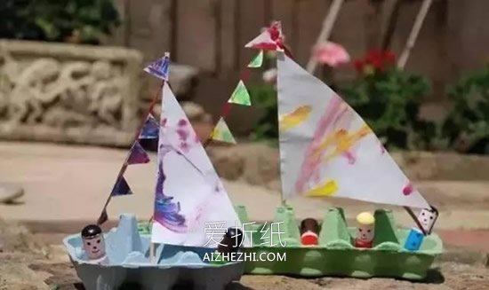 鸡蛋托怎么废物利用 儿童手工鸡蛋托小制作- www.aizhezhi.com