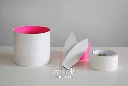 怎么做儿童圆形收纳盒 卡通兔子收纳盒制作- www.aizhezhi.com