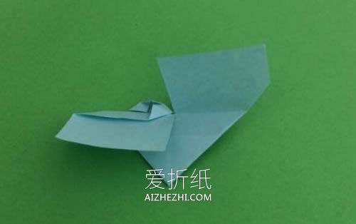 怎么折纸简易纸盒的方法 用爱心封口像粽子- www.aizhezhi.com