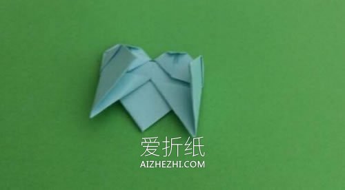 怎么折纸简易纸盒的方法 用爱心封口像粽子- www.aizhezhi.com