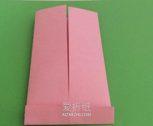 怎么折纸简易纸盒的方法 用爱心封口像粽子- www.aizhezhi.com