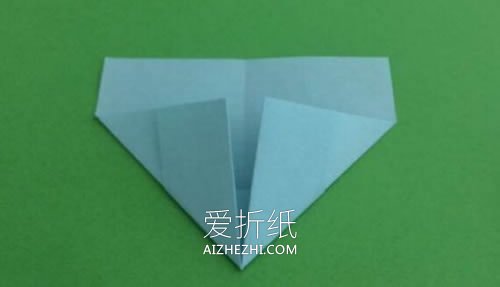 怎么折纸简易纸盒的方法 用爱心封口像粽子- www.aizhezhi.com