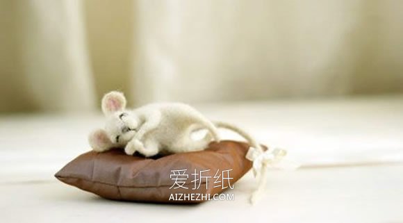 手工羊毛毡动物图片 似乎有治愈人心的效果- www.aizhezhi.com