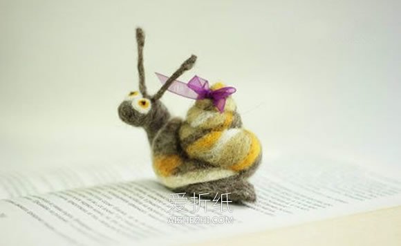 手工羊毛毡动物图片 似乎有治愈人心的效果- www.aizhezhi.com