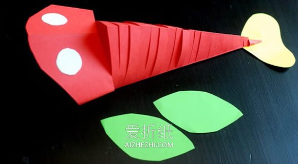 怎么做大嘴鱼的方法 卡纸制作身体能动的鱼- www.aizhezhi.com