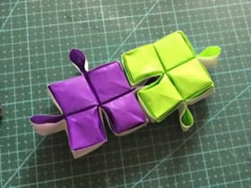 怎么折纸拼图玩具图解 手工拼图的折法步骤