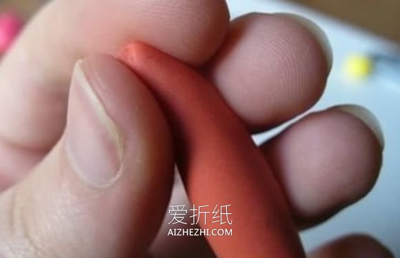 怎么做粘土胡萝卜图解 超轻粘土制作胡萝卜- www.aizhezhi.com