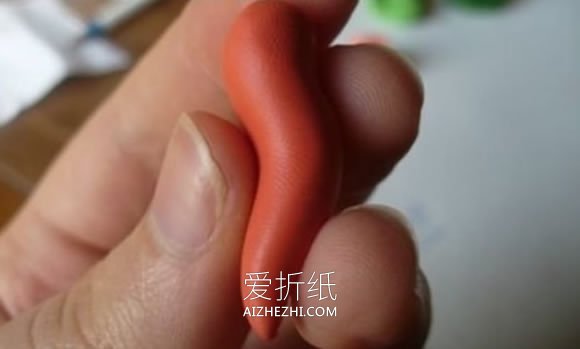 怎么做粘土胡萝卜图解 超轻粘土制作胡萝卜- www.aizhezhi.com