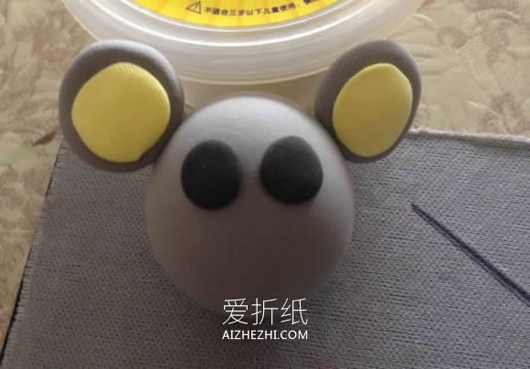 怎么做卡通小老鼠图解 超轻粘土制作老鼠步骤- www.aizhezhi.com